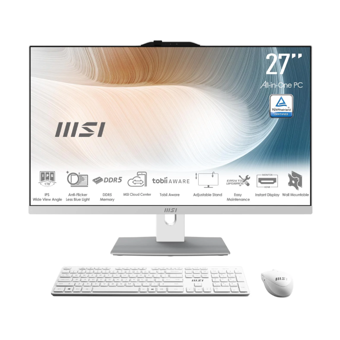 کامپیوتر All in One ام اس آی AM272P 1M - Core 3 100U 16GB 1TB